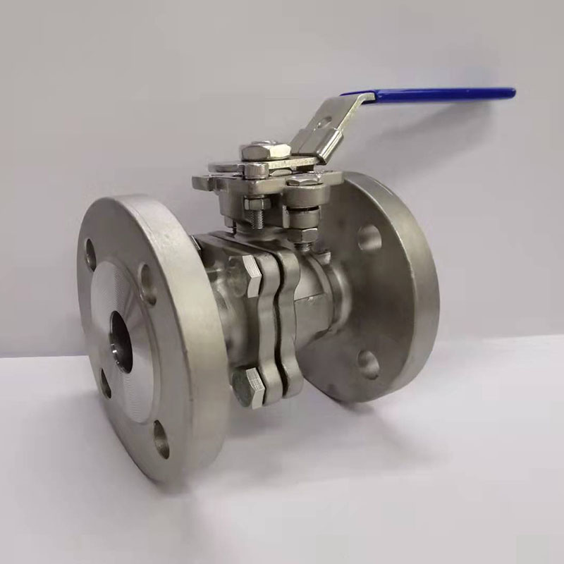   2PC日標(biāo)法蘭球閥帶ISO5211高平臺(tái)，JIS法蘭